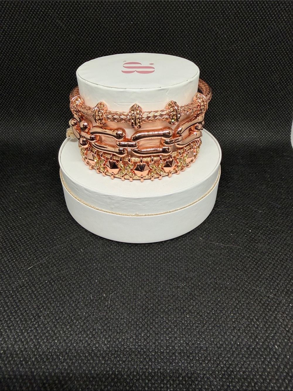 Spring Stack: Rose Gold and Lemon